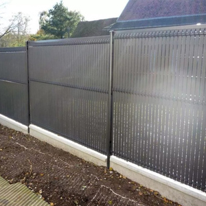PVC occultation Kit cho cứng nhắc 3D dây lưới hàng rào tấm sự riêng tư thanh không thấm nước 3D mô hình cho vườn an ninh gió khối - Product Image 6