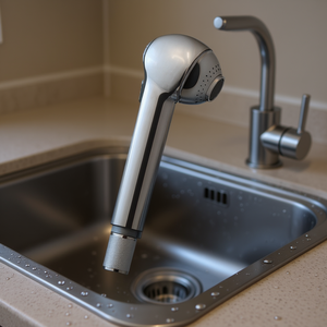 Douche de cuisine avec clapet anti-retour Mod Kappa Chrome - Product Image 3