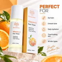 Tonique Visage Éclaircissant Anti-Taches à la Vitamine C Fermentée, Niacinamide, Arbutine et Glutathion – Correcteur Antioxydant Unifiant le Teint