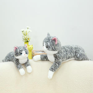 Almohada <span class=keywords><strong>de</strong></span> Gato Acostado con Diseño <span class=keywords><strong>de</strong></span> Doodle <span class=keywords><strong>de</strong></span> Seth, Muñeco <span class=keywords><strong>de</strong></span> Gatito para Dormir, Regalo <span class=keywords><strong>de</strong></span> Cumpleaños para Niñas, Peluche Súper Suave con Peso <span class=keywords><strong>de</strong></span> PP - Product Image 2