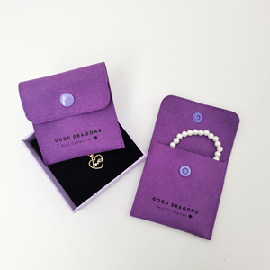 Bolsa de Embalaje de Joyería de Microfibra de Gamuza con Logotipo Personalizado, Bolsa de Embalaje de Seda de Lujo para Chicas y Mujeres a la Moda - Product Image 2