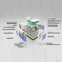 Maison prefabricada petit conteneur etong capsule house Populaire Extensible Apple Cabin