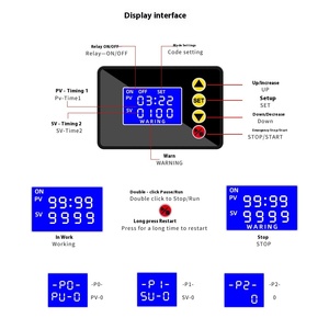 Wholesale LCD Digital Display <strong>Time</strong> Relay Four-Digit Cycle Controller Microcomputer Delay Relay - Product Image 3