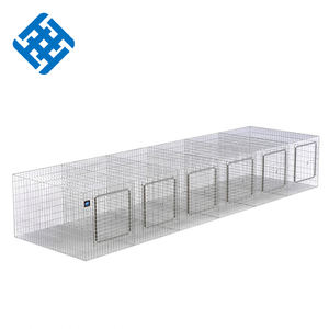 Fabricación profesional Barato 3/4 Niveles Alambre galvanizado Conejo Alimentador Conejo Malla de alambre Jaula Granjas - Product Image 1