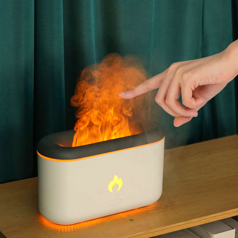 Elektrischer Lufter frischer 3d Feuer aroma Duft Duft benutzer definierte ätherische Öl Flammen diffusor
