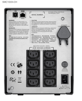 APC Online 1000VA/700W UPS Série SMT Montage en Tour SMT1000I-CH avec 8 Prises IEC 320 C13