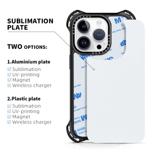 Funda en Blanco para Sublimación 3D al por Mayor para iPhone 16 15 14 13 Pro Max, Placa de Aluminio, Funda en Blanco de TPU para Sublimación 2D para iPhone - Product Image 2