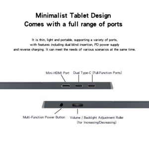 Monitor Portátil HD de 10.5 Pulgadas Apto para Oficina y Juegos, con Calidad de Imagen Exquisita y Portabilidad - Product Image 4