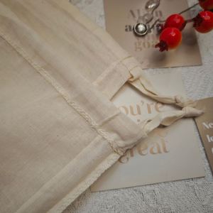 Bolsa de algodón ecológica para zapatos, con cordón, personalizada con logo impreso, para ropa, embalaje, regalos, bolsa antipolvo, ¡Gran oferta! - Product Image 6