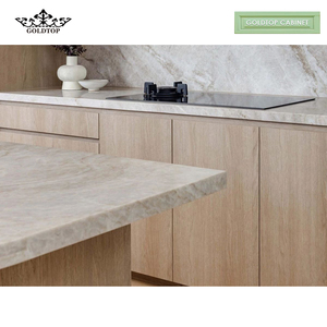 Goldtop Châu Âu Modular không khung tủ bếp được xây dựng trong ngăn kéo bồn rửa vòi chức năng hệ thống lưu trữ cho căn hộ sử dụng - Product Image 5