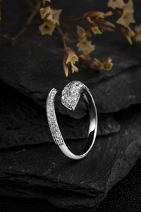 New Simple Full Set Women's <b>Open</b> <b>Ring</b> Light Luxury Exquisite Fashion High Quality Wedding Jewelry Wholesale - Product Image 3