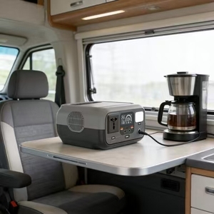 300Wポータブル電源 256Wh <span class=keywords><strong>LiFePO4</strong></span>バッテリー ソーラー発電機 MPPT 車載対応 正弦波 LCDスクリーン アウトドア キャンプ 家庭用 - Product Image 3