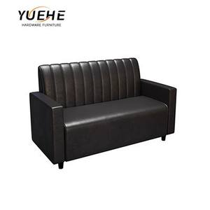 Moda güzellik modern lüks çift taraflı deri sandalye ve masa bar restoran kabini kanepe - Product Image 4