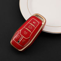 Funda Protectora de TPU Suave para Llaves de Coche Ford Fusion, Mondeo, Mustang, F-150, Explorer, Edge 2015, 2016, 2017, 2018, Accesorios para Coche