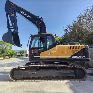 Excavatrices Hyundai 305LC-9T d'occasion de qualité supérieure Matériel de construction coréen d'origine avec noyau de moteur en stock à vendre - Product Image 1