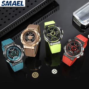 Relojes SMAEL para Hombre, Nuevo Modelo 8067, Reloj de Cuarzo Digital LED para Hombre, Resistente al Agua, Totalmente Negro, Reloj Deportivo Masculino - Product Image 2
