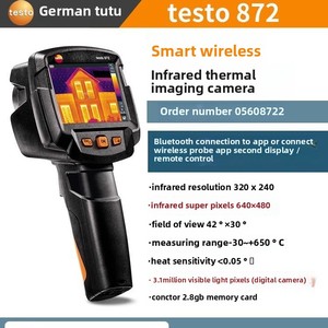 Testo 869/871 Household Infrared Thermal Imager Camera Visual LCD Display <b>USB</b> Customizable OEM ABS for Floor <b>Heating</b> Fault - Product Image 3