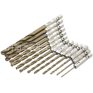 Juego de brocas helicoidales con vástago hexagonal Mr Drill de 1.5 a 6.5 mm con revestimiento de titanio para perforación de metal - Product Image 4