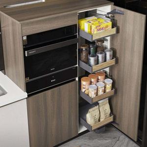 Gabinetes de Cocina Modernos Multifuncionales de Madera de Abedul Maciza de Alta Calidad con Color Personalizado y Encimeras de Cuarzo/Granito - Product Image 4