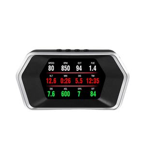 Afficheur tête haute universel P17 Projecteur multifonction HUD Car GPS hud Car Digital Temperature Gauge obd2 - Product Image 1