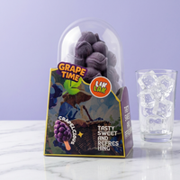 Crème glacée aux raisins LIKLAK3D, saveur riche en raisins, onctueuse et non grasse, rafraîchissante et sucrée, 75 g par pièce, 12 pièces par boîte