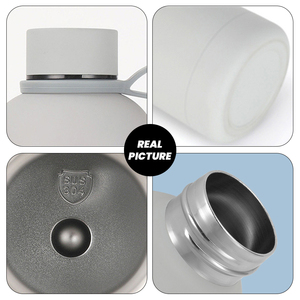 Biểu Tượng Tùy Chỉnh 500Ml Frosted Cảm Ứng Mềm Đôi Tường Cách Điện Thể Thao Chân Không Flasks & Thermoses Thép Không Gỉ Tập Thể Dục Chai Nước - Product Image 2