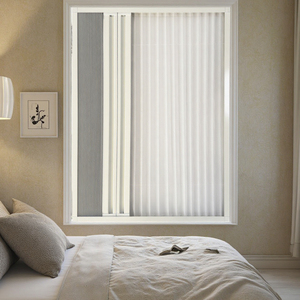 Stores à rideaux jour et nuit en nid d'abeille Pare-soleil et <span class=keywords><strong>moustiquaire</strong></span> pour fenêtre pliante Système combiné deux en un - Product Image 2