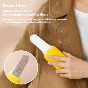 Removedor de Pelo de Plátano, Removedor de Pelo de Gato con Diseño de Dibujos Animados, Raspador de Pelo para Ropa, Cepillo de Doble Cara para Quitar Pelo, Raspador de Pelo para la <span class=keywords><strong>Familia</strong></span> - Product Image 4