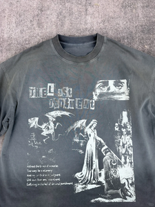 Unisex Acid Wash Vintage Street <strong>3D</strong> <strong>Print</strong> <strong>T</strong>-<strong>Shirt</strong> Stylish Heavy <strong>Custom</strong> 100% Cotton 240 Grams Loose Fit Silk Screen <strong>Print</strong> for Men - Product Image 2