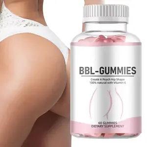 Gommes pour les fesses en sachet BBL Gummies pour élargir les hanches et les fesses plus grandes biosanté marque privée vente en gros