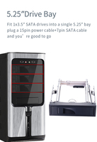 Kullanılmayan 5.25 "optik bayınızı, 3.5" hdd'ler için anında Hot-Swap SATA 6Gbps bağlantı noktasına dönüştürün