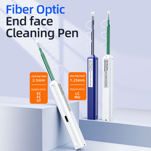Fiber Cleaner, One Fiber Connectors Cleaning, Fiber Cleaner <b>Pen</b> with 800+ Cleans for 2.5mm SC/ST/FC - Product Image 2