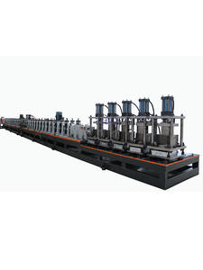 آلة تشكيل إطارات الأبواب الأمنية عالية السرعة المقاومة للحريق، معدات أبواب دوارة مضادة للسرقة قابلة للتخصيص مع مجموعة محرك تروس - Product Image 2