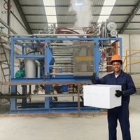 Nouvelle machine de moulage EPS haute capacité, commande PLC, certifiée CE, pour la fabrication de boîtes à poisson en polystyrène pour usine de fabrication