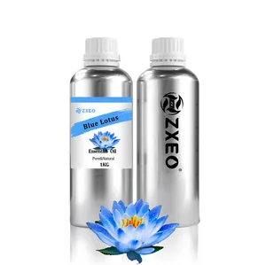 Wholesale Bulk Price Absolute Blue Lotus Flower extract absolute oil 100% Pure Natural Organic Blue Lotus Essential Oil