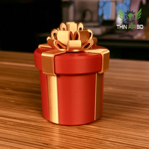 Nesting <b>Gift</b> <b>Box</b> Round Stackable Jewelry Storage Household Daily Necessities Black And <b>Red</b> - Product Image 4