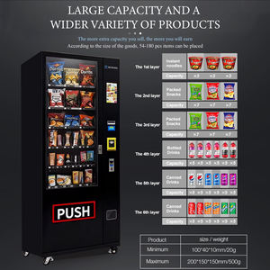 Distributeur automatique de snacks et de boissons RUNYANG avec vérification <span class=keywords><strong>d</strong></span>'âge, écran tactile SDK, couleurs personnalisables et gestion cloud - Product Image 3