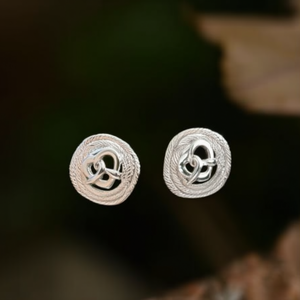 Boucles d'oreilles clous en acier inoxydable 316L plaqué or PVD, durables et résistantes, bijoux de mode - Product Image 3