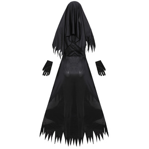 Disfraz de Halloween para Mujer, <span class=keywords><strong>Monja</strong></span>, Vampiresa, Demonio, Predicadora, Sacerdote, Zombi, Cosplay, Vestidos de Poliéster, TV y Cine - Product Image 4