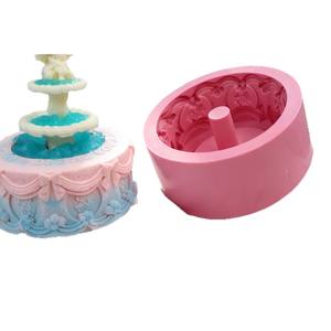 Moule à gâteau en silicone Fontaine de Trevi pour la cuisson de mousses, outils de bricolage, qualité alimentaire, compatible four, sans bulles d'air, flexipan origine - Product Image 4