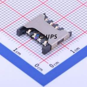 SMO-1580 SIM Card Connector SMD Connector Plug-In Type Micro SIM Card Card Holder 2.3mm - Product Image 1