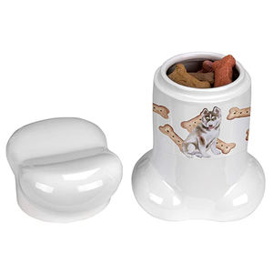 Pot à friandises pour chien en céramique, design européen, motif chiot dalmatien pompier, pour cadeau d'entreprise, accessoire de cuisine décoratif - Product Image 6