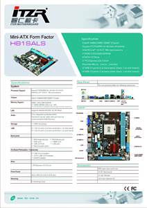 เมนบอร์ด Esonic Combo 4th 4 Gen I3 I5 I7 CPU,เมนบอร์ดเมนบอร์ด <span class=keywords><strong>HM87</strong></span> - Product Image 4