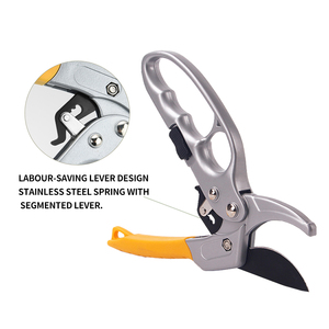 <strong>2</strong>-In-<strong>1</strong> 8'' Aluminium Ratchet Tree Pruning Garden Secateurs Global Patent Innovation Coated Sk5 Steel Plants <strong>Pruner</strong> - Product Image 4