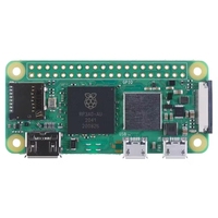 Kit de développement Raspberry Pi Zero 2W, carte mère quad-core 64 bits SoC Arm Cortex-A53 1 GHz CPU Linux ABS avec antenne BLE intégrée