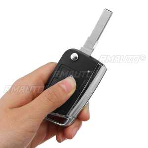 NUEVA Carcasa de Llave Remota Negra de 3 Botones, Funda Protectora para Llave Plegable para Volkswagen VW Golf MK7 2012+ - Product Image 2