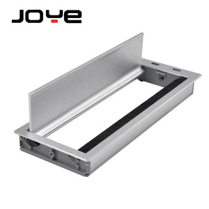 סיטונאי סגסוגת אלומיניום שולחן מחשב כבל <span class=keywords><strong>Grommet</strong></span> שולחן כיכר כבל חור כיסוי עם יציאות USB - Product Image 1