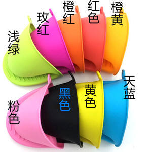 Promozionale all'ingrosso durevole forno in Silicone guanti e morsetti a mano resistente al calore per la promozione Logo personalizzabile a microonde - Product Image 5