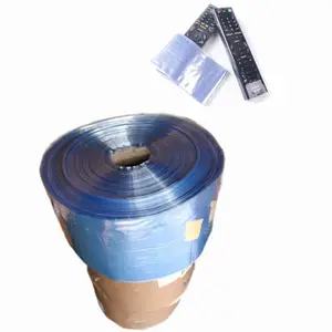 High Quality Soft Clear Packing Raw Material Blue PVC Shrink Wrap Film Roll