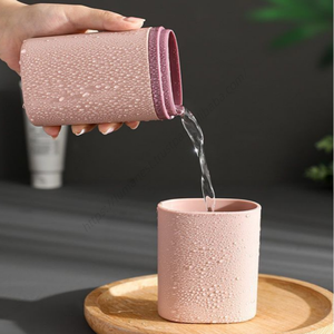 Estuche de Viaje Portátil Proins al por Mayor con Portavasos y Pasta Dental de PP para Camping y Negocios - Product Image 5